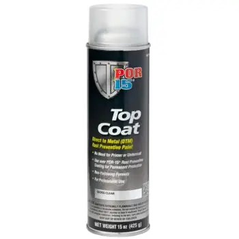 POR15 Top Coat Gloss Clear Aerosol (368g)