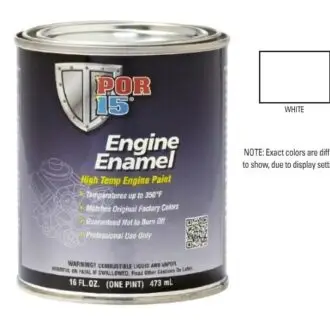POR15 White Engine Enamel Paint (473ml)-0