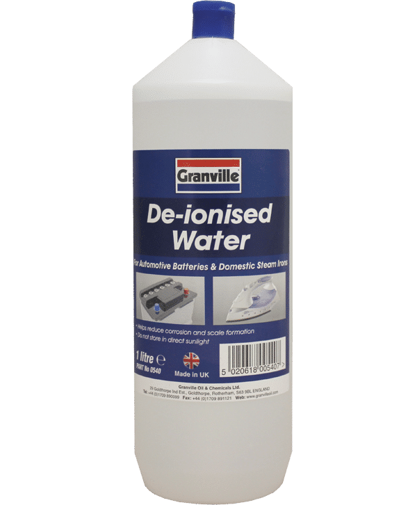 Granville DeIonised Car Battery Top Up Water (1L)
