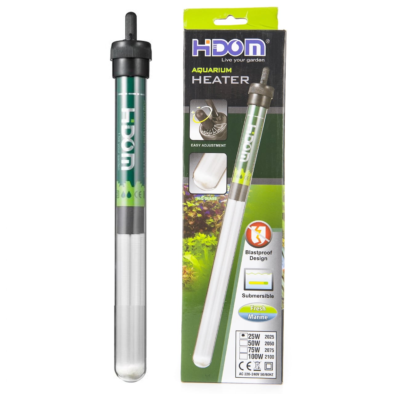 Tank Heater / Thermostat 25W for Tanks Up to 4 Gallons