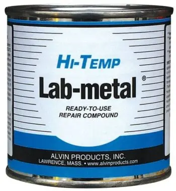 Hi Temperature Lab Metal Filler - Ready-to-use Metal Repair and Patching Compound (24oz)