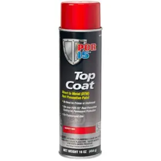 POR15 Top Coat Red Aerosol (368g)