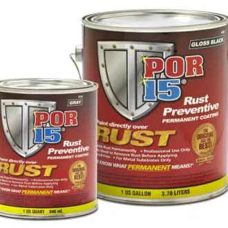 POR15 Black Rust Preventive Paint 3.78L (US Gallon)-0