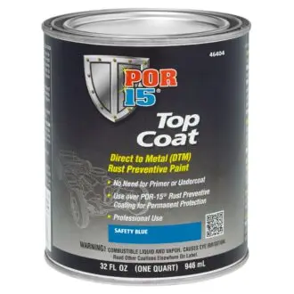 POR15 Top Coat Blue 946ml (US Quart)