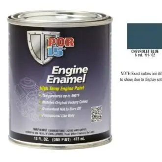 POR15 Chevy Blue Engine Enamel Paint (473ml)-0