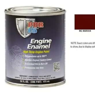 POR15 MG Maroon Engine Enamel Paint (473ml)-0