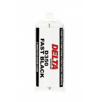 Rapid Bumper Plastic Bodywork Epoxy Adhesive Fast Black Polyurethane Twin Cartridge 50ml