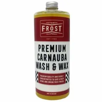 Frost Premium Carnauba Wash & Wax - Concentrated Shampoo 1L, Smear Free Finish
