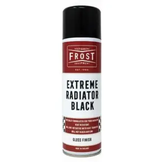 Frost Extreme Radiator Black Paint Aerosol - Gloss Finish (500ml)