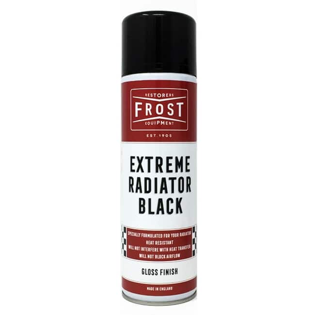 Frost Extreme Radiator Black Paint Aerosol Gloss Finish (500ml)
