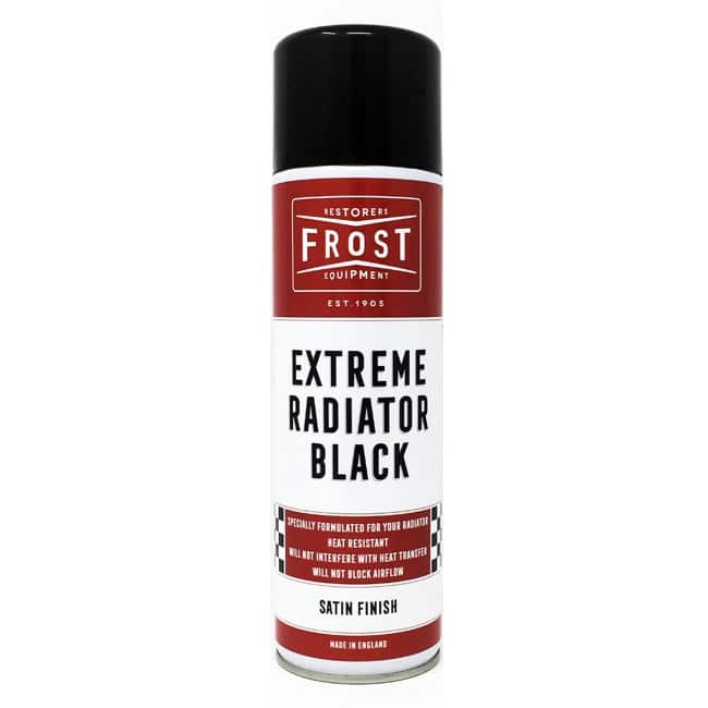 Frost Extreme Radiator Black Paint Aerosol Satin Finish (500ml)