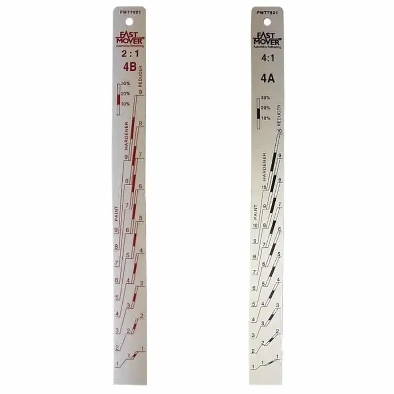Paint measuring stick