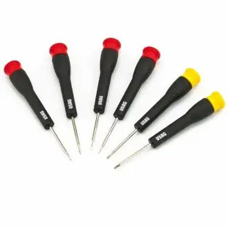 USAG Set of 6 Precision Screwdrivers - Slot-head and Phillips ® Screws