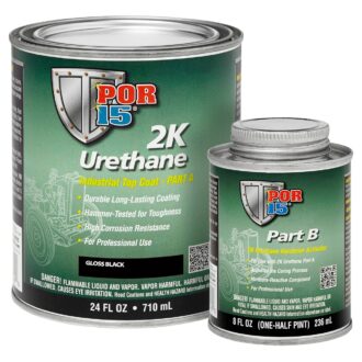 POR15 2K Urethane Black