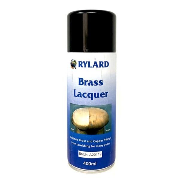 Incralac Rylard Brass Lacquer Aerosol (400ml) Frost Auto Restoration