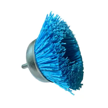 Fine Nylon Brush Abrasive Cup Wheel – 75mm