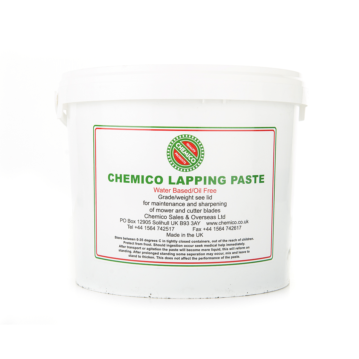 Chemico Coarse 80 Grit Lapping Paste (5kg) Frost Auto Restoration