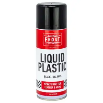 Liquid Plastic Paint Soft Leather/Vinyl Coat - BLACK (400ml Aerosol)