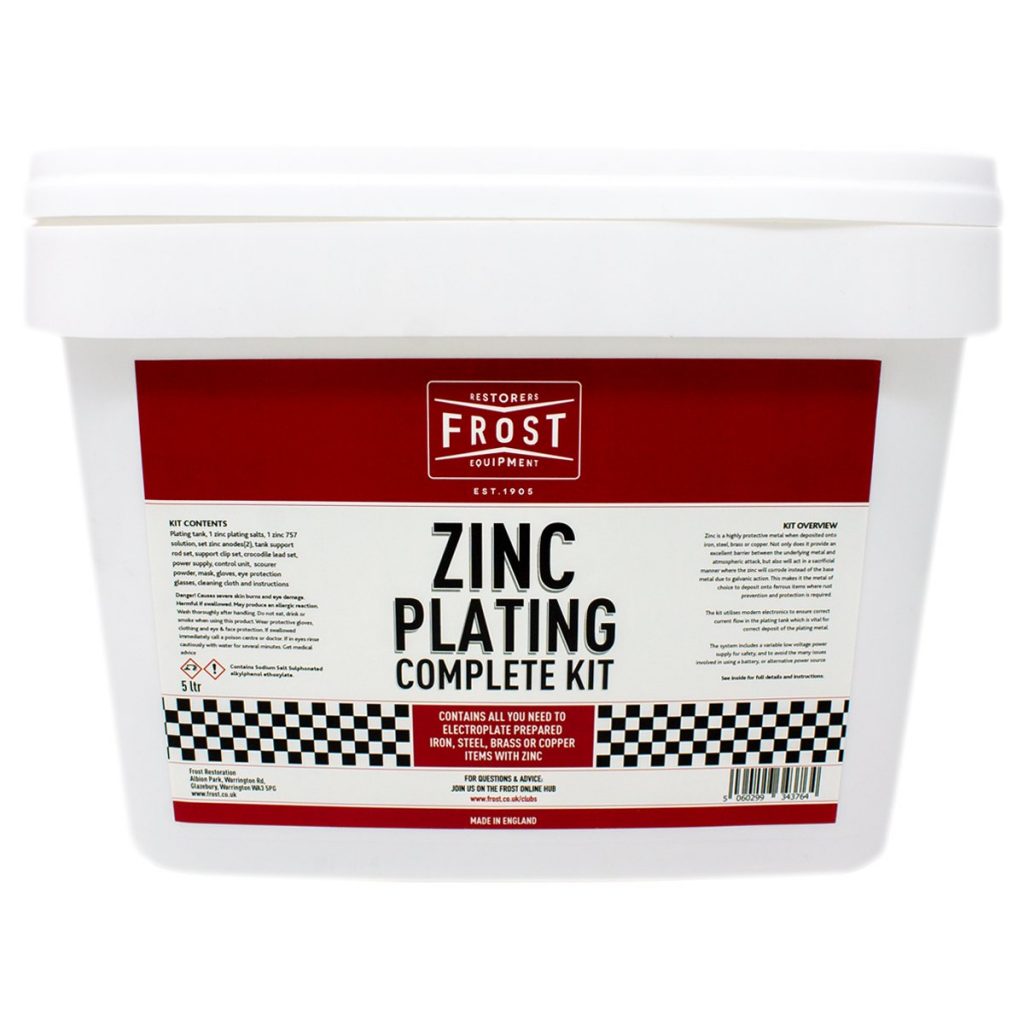 Zinc Plating Complete Kit "No Passivate" Frost Auto Restoration