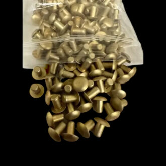 Gold Anodised Aluminium Rivets (3/16in dia x 5/16in long) - 470 Style
