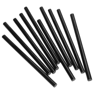 Black Hot Melt Glue Gun Sticks 12-200mm (10)