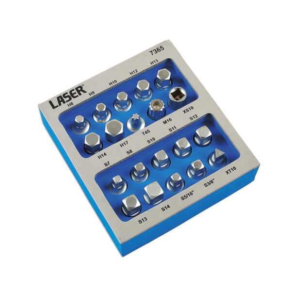 Sump Plug Key Set 3/8"D (20pc) Frost Auto Restoration Techniques