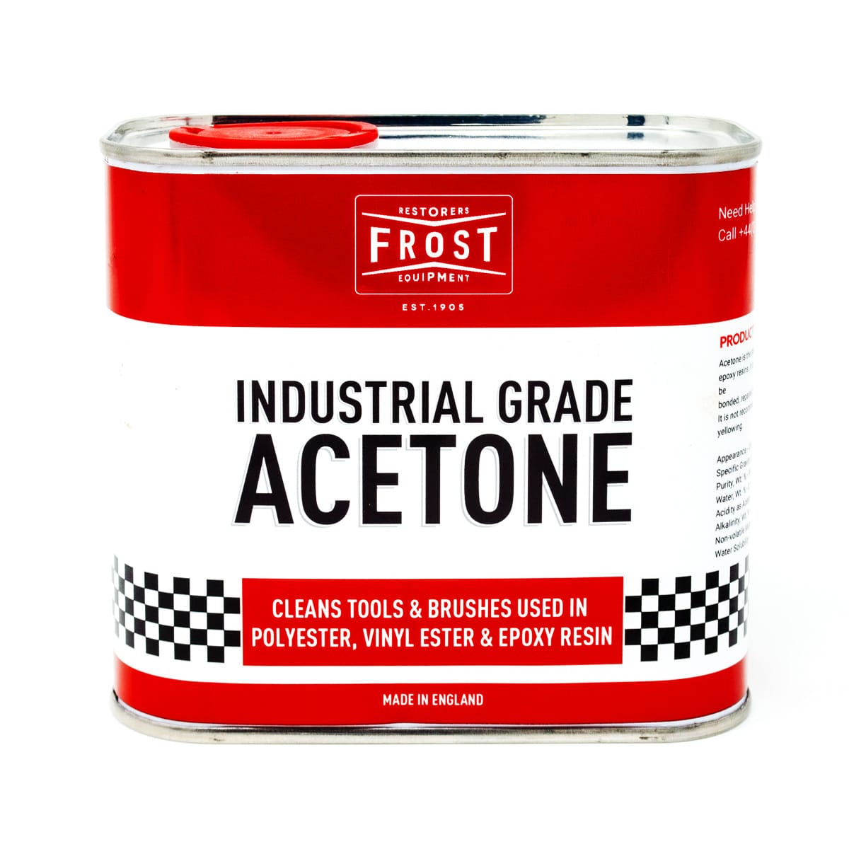 Frost Industrial Grade Acetone (500ml) Frost Auto Restoration Techniques