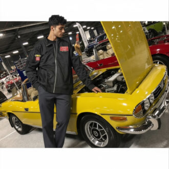Classic Black Jacket with 5 x Embroidered Logos