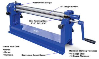 24 inch Metal Forming and Fabrication Slip Roll - Image 2