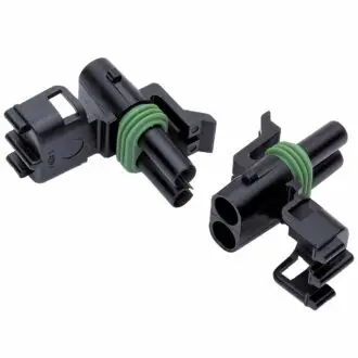 Crimp-Right 2 Piece Two Pole Female Connector Housing