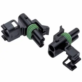 Crimp-Right 2 Piece Two Pole Female Connector Housing