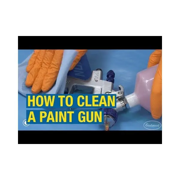 Paint gun & equipment cleaner video thumbnail
