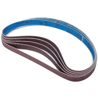 1/2" x 18" Sanding Belts 40 Grit - 5 Pack