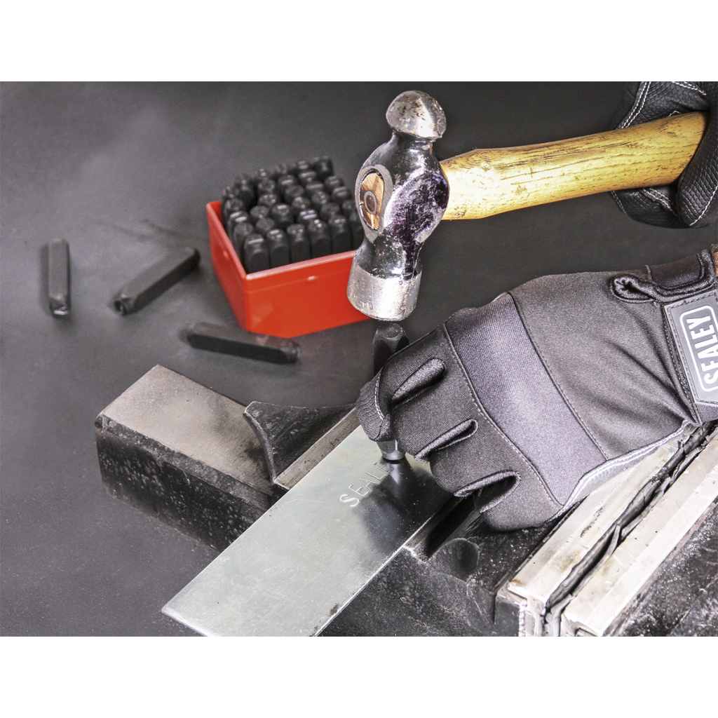 Letter & Number Punch Set 36pc 10mm Frost Auto Restoration Techniques