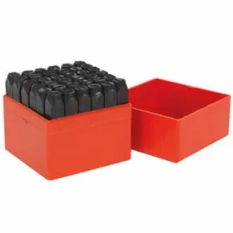 Letter & Number Punch Set 36pc 10mm