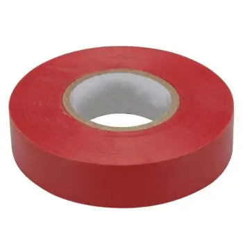 PVC Insulation Red Tape 19mm x 20m Long - SINGLE