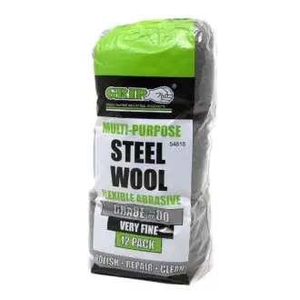STEEL WOOL – Grade #00 Very Fine Abrasive -12 Pack