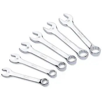6pc Stubby Metric Wrench Set