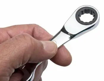 6pc Stubby Metric Ratcheting Wrench Set - Image 2