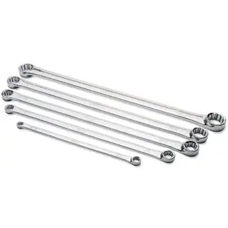 5pc Extra Long Double Box End SAE