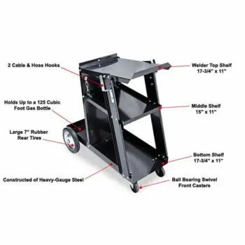 Eastwood MIG Welder Welding Cart