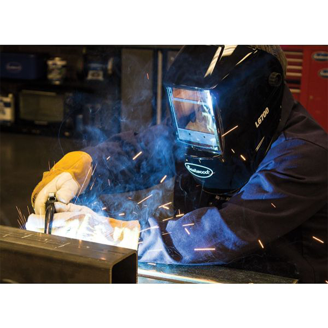 Eastwood Large View Auto Darkening Welding Helmet L6700 Frost Auto