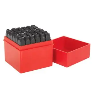 Letter & Number Punch Set 36pc 8mm