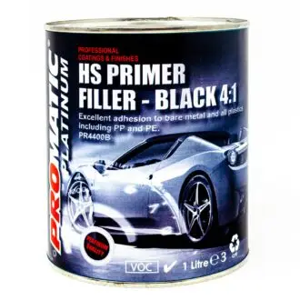 Promatic Platinum HS 4:1 Primer/Filler Black (1L) & Activator 250ml