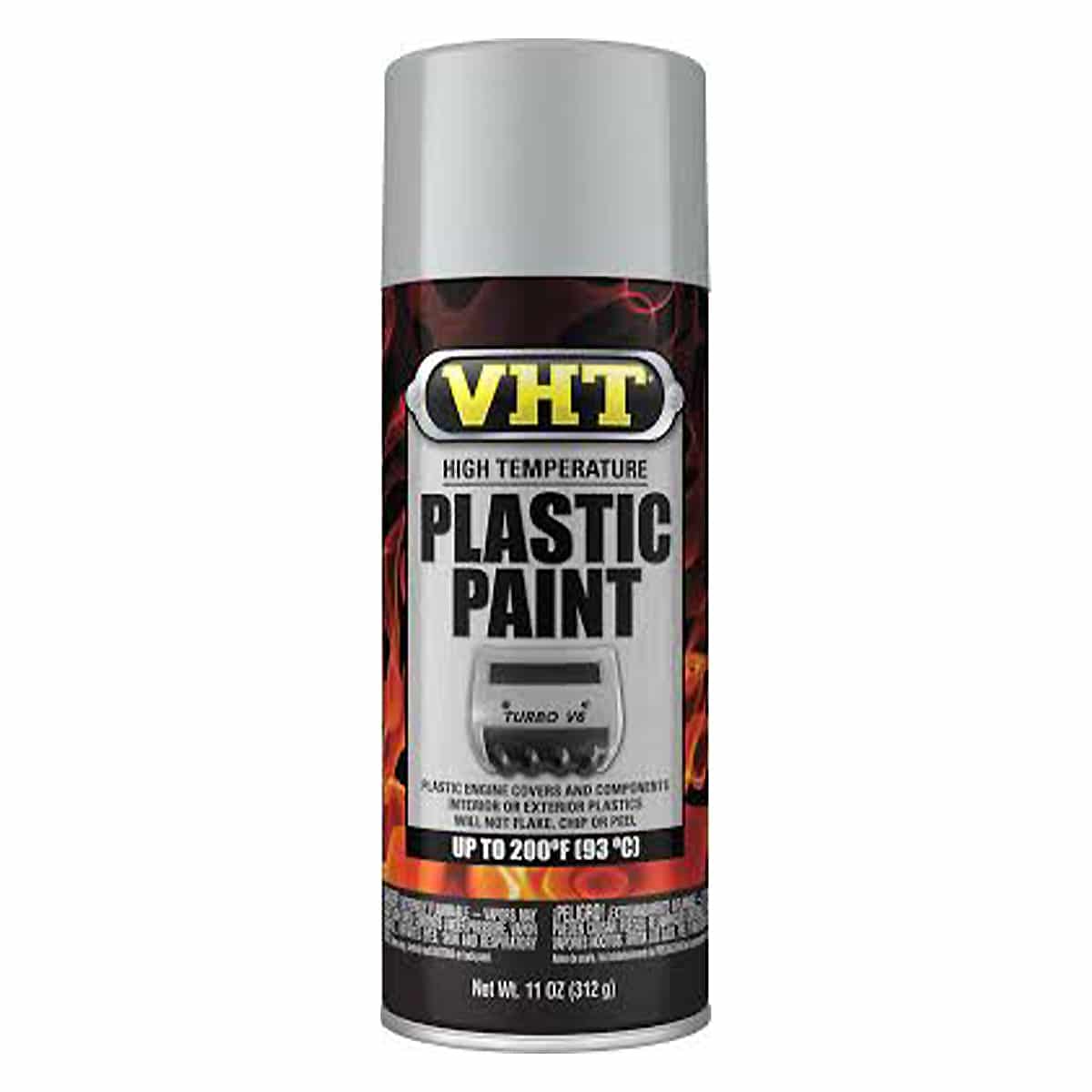 VHT High Temperature Plastic Paint Aluminium (312g) Frost Auto