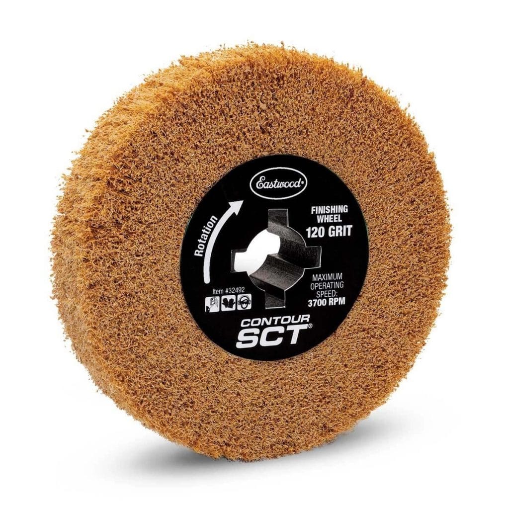 Eastwood Contour SCT® Abrasive Flap Sanding Drum 120 Grit Frost Auto