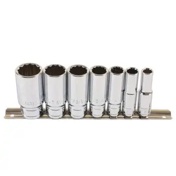 WHITWORTH - Deep Socket Set 3/8"D (7pc)
