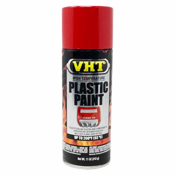 VHT High Temperature Plastic Paint Gloss Red (312g) Frost Auto