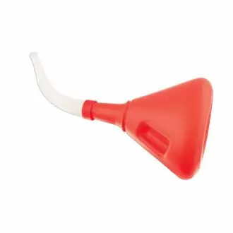 Flexible Funnel with filter 135mm Red