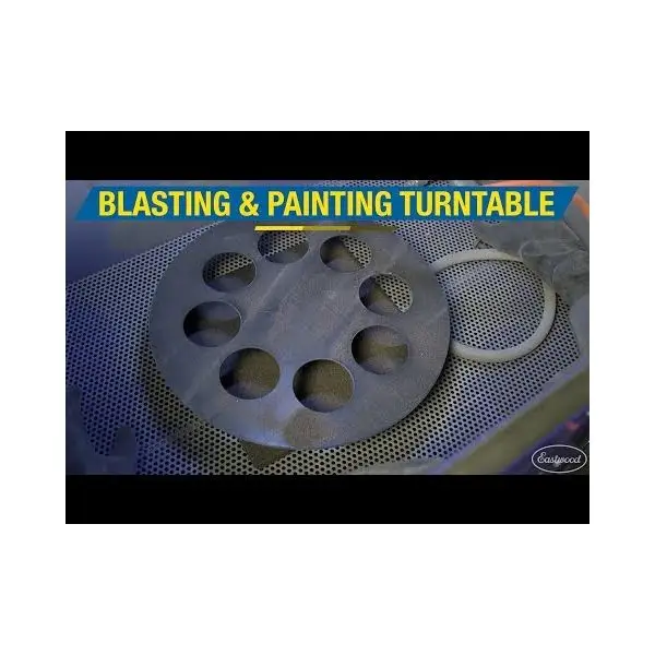 Painting & blasting turntable video thumbnail